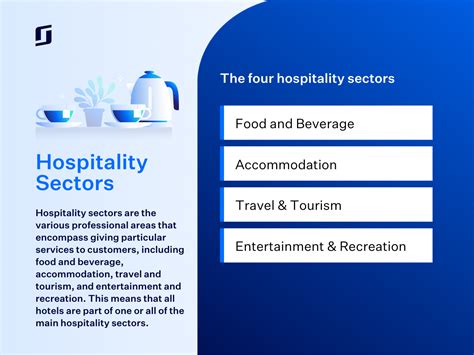 4 sectors of the hospitality.